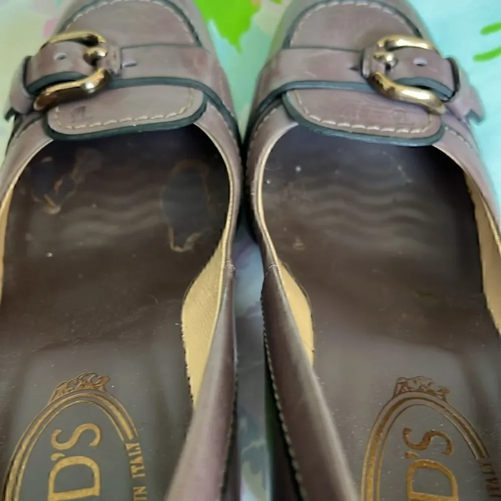 Tod’s Jodie Buckle Heels Purple - 39.5